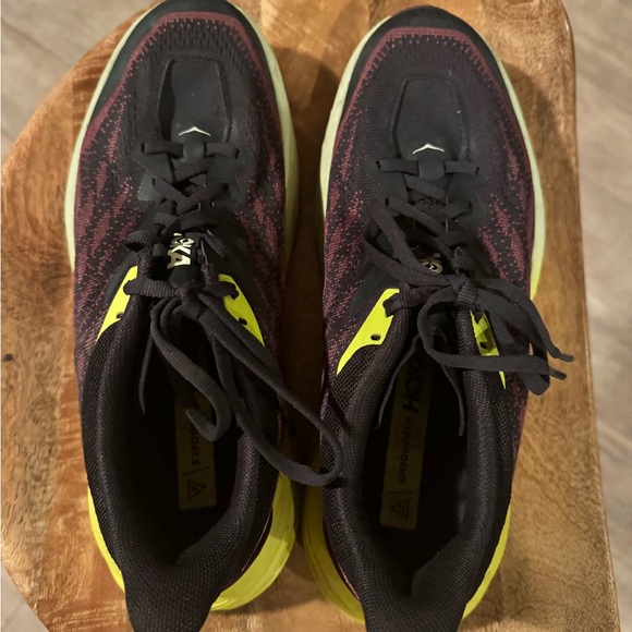 Hoka One One Speedgoat 5 Women’s Size 8 Blue/Primrose 1123158 💎EUC Worn ONLY 3 X - Picture 3 of 8